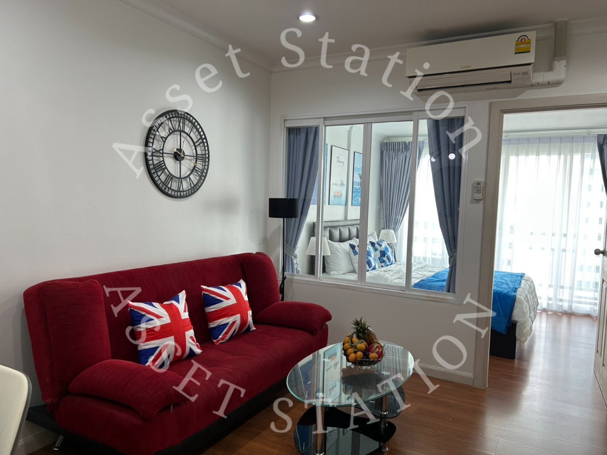 รูป 🏢ให้เช่า Grand Park View Asoke ห้องเฟอร์ครบ พร้อมเข้าอยู่💎 | MRT เพชรบุรี🏙️ - รูปที่ 4/10