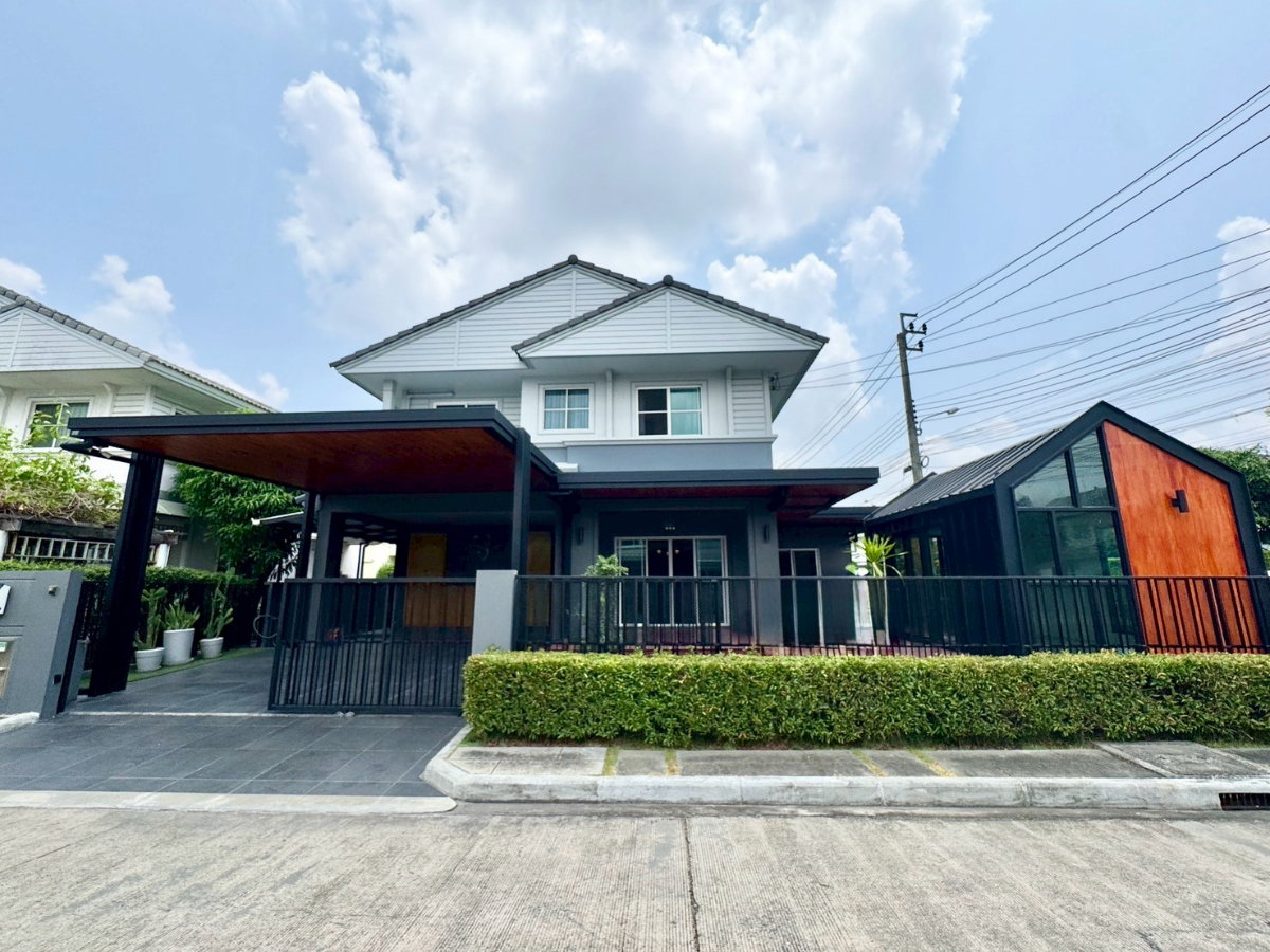รูป ขายบ้านเดี่ยว ชัยพฤกษ์ รามอินทรา-วงแหวน แปลงมุม 4 ห้องนอน 4 ห้องน้ำ 2 ห้องอเนกประสงค์ 2 ห้องครัว พื้นที่ใช้สอยกว่า 220 ตร.ม. ตกแต่งสไตล์โมเดิร์น - รูปที่ 26/35