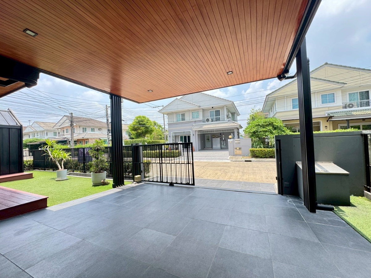 รูป ขายบ้านเดี่ยว ชัยพฤกษ์ รามอินทรา-วงแหวน แปลงมุม 4 ห้องนอน 4 ห้องน้ำ 2 ห้องอเนกประสงค์ 2 ห้องครัว พื้นที่ใช้สอยกว่า 220 ตร.ม. ตกแต่งสไตล์โมเดิร์น - รูปที่ 28/35