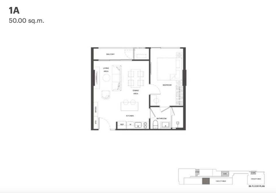 รูป คอนโด 1-ห้องนอน ที่ เวีย 61 ใกล้ BTS เอกมัย (ID 2617347) - รูปที่ 9/12