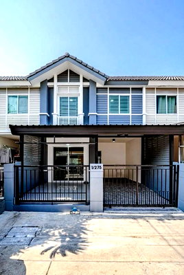 Townhouses for sale : Sales Townhouse Pruksa Ville 53/1 Soi Sakae Ngam 14 Samae Dam Bang Khun Thian Rama 2 Newly renovated, fully furnished.