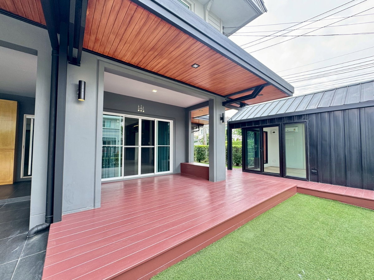 รูป ขายบ้านเดี่ยว ชัยพฤกษ์ รามอินทรา-วงแหวน แปลงมุม 4 ห้องนอน 4 ห้องน้ำ 2 ห้องอเนกประสงค์ 2 ห้องครัว พื้นที่ใช้สอยกว่า 220 ตร.ม. ตกแต่งสไตล์โมเดิร์น - รูปที่ 6/35