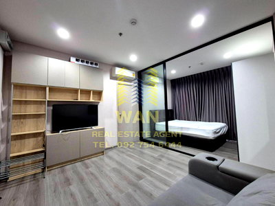คอนโดให้เช่า : ให้เช่าคอนโด The politan rive ชั้น 25 ขนาด 30 ตร.ม. วิวแม่น้ำ ครบพร้อมอยู่