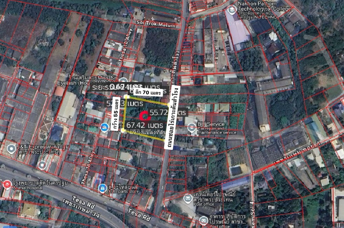 รูป ขายที่ดิน 2 ไร่ อำเภอเมืองนครปฐม เหมาะซื้อลงทุน หรือพัฒนาโครงการ  เดินทางสะดวก ใกล้กรุงเทพฯ  - รูปที่ 2/15