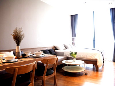 เช่าคอนโด BTS อโศก : 🔥ราคาดีมาก 18K🔥 สตูดิโอ ชั้นสูงมาก 25+ วิวโปร่ง ใกล้ BTS พร้อมพงษ์ ที่ Park 24 / ให้เช่าคอนโด