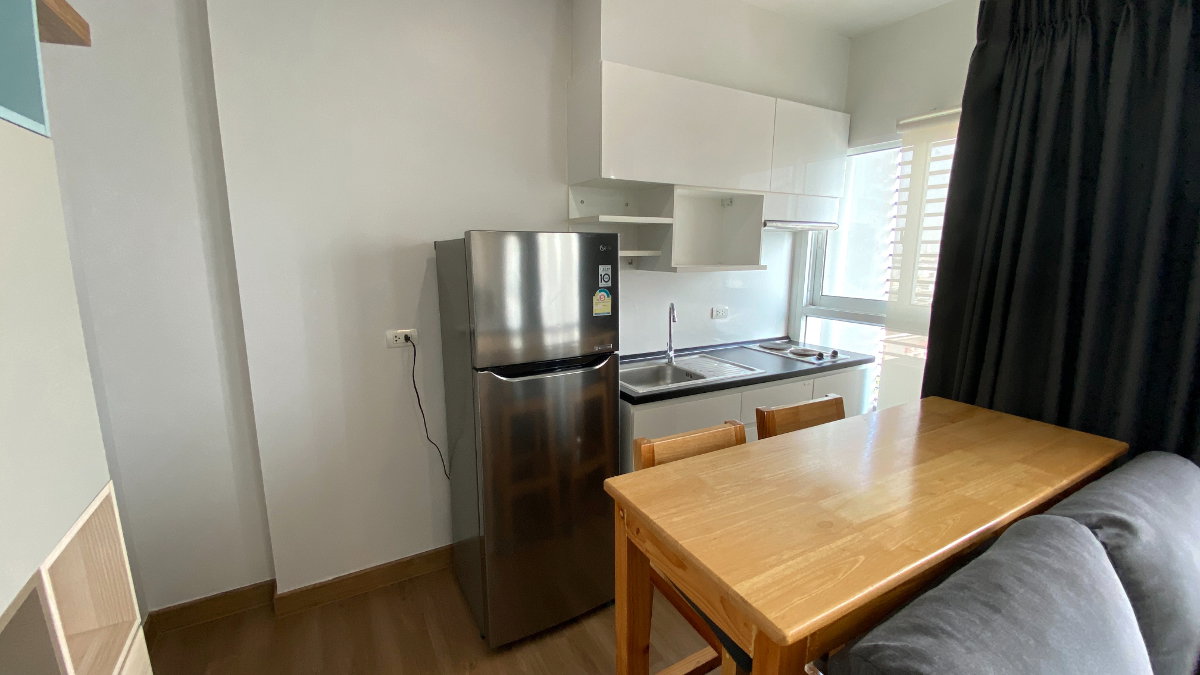 รูป ให้เช่า คอนโด renovate ใหม่ ใกล้ BTS ตลาดพลู พาร์คแลนด์ แกรนด์ ตากสิน (The Parkland Grand Taksin) พิเศษที่จอดรถ lock ตำแหน่งอยู่หน้าลิฟท์ - รูปที่ 6/17