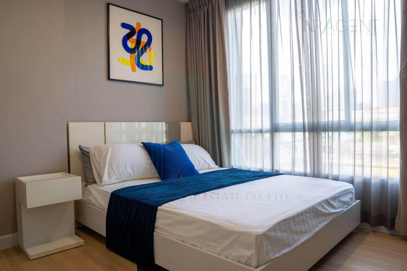 รูป ให้เช่าคอนโด เดอะ สกาย สุขุมวิท อาคาร B ชั้น 3 1 ห้องนอน ขนาด 30 ตรม ใกล้ โรงเรียนนานาชาติ เบิร์คลีย์ บางนา - รูปที่ 3/8