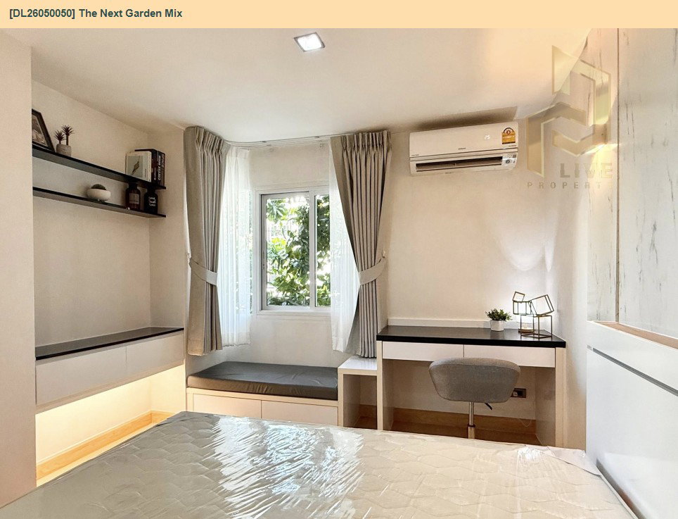 รูป DL26050050 ขายคอนโด เดอะ เน็กซ์ การ์เด้น มิกซ์ (The Next Garden Mix) ใกล้ BTS อ่อนนุช พร้อมเข้าอยู่ โทรด่วน 0800343450 LineID @655ebbvc - รูปที่ 9/13