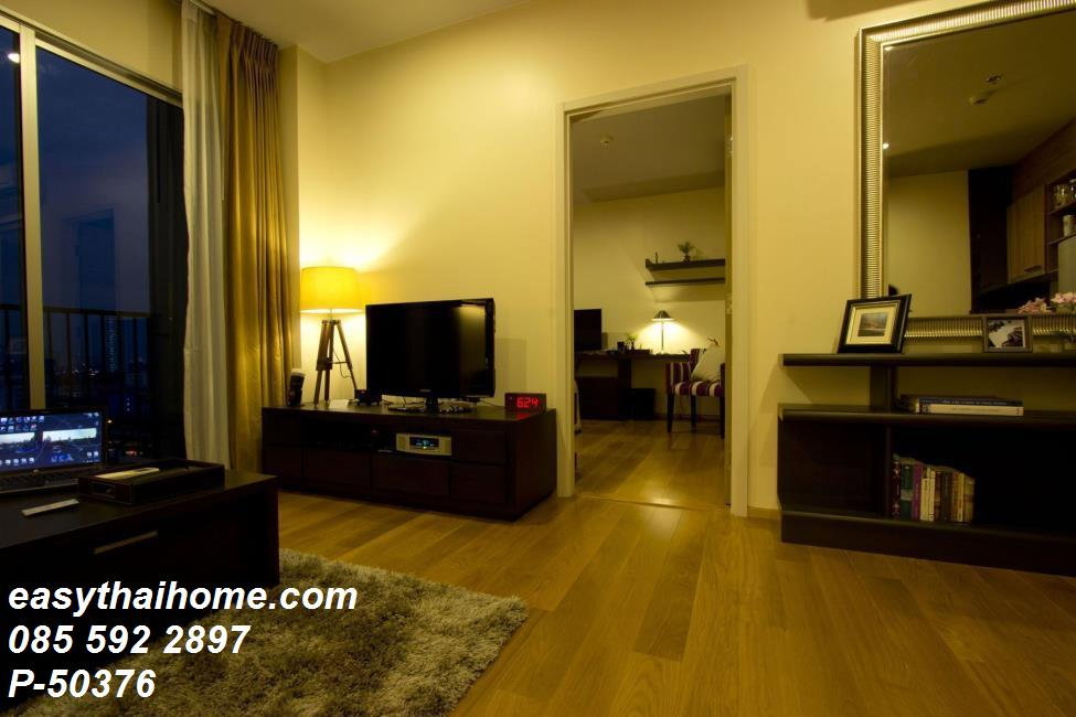 รูป [P-50376] ให้เช่าคอนโด Hive Taksin พื้นที่กว้าง 49 ตร.ม. ใกล้ BTS วงเวียนใหญ่ เพียง 320 ม. ราคา 19,000.- โทร 085-592-2897 Line: @easythaihome - รูปที่ 8/11