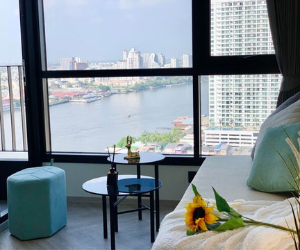 For rent !!  Chapter Charoennakorn - Riverside  | 20K. per month |  26 Sq.m.  1 Bed 1Bath  20th Floor