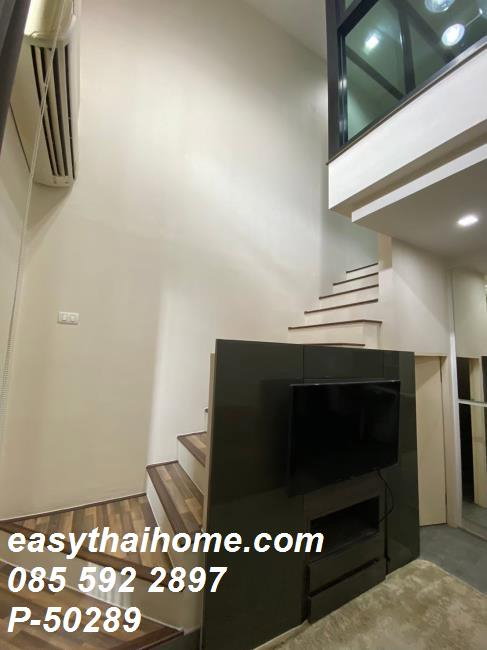รูป [P-50289] ให้เช่าห้องหายาก! Duplex 2 ชั้น บียอน สุขุมวิท BTS บางนา วิวเมืองสวย แต่งครบพร้อมอยู่ เพียง 12,000.- โทร 085-592-2897 Line: @easythaihome - รูปที่ 3/18