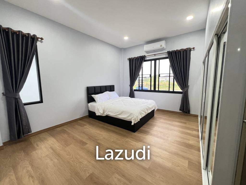 รูป บ้านสร้างใหม่ทรงโมเดิร์นชั้นเดียว 3 ห้องนอนใกล้เมืองเชียงราย - รูปที่ 20/32