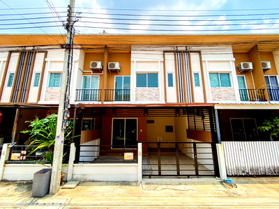 ทาวน์โฮม ม.ราชพฤกษ์ : ทาวน์โฮม พลีโน่ ราชพฤกษ์ - พระราม 5 | 3ห้องนอน 2ห้องน้ำ พื้นที่ใช้สอย 110 ตรม. ต่อเติมห้องครัวใหม่สวยงาม พร้อมใช้