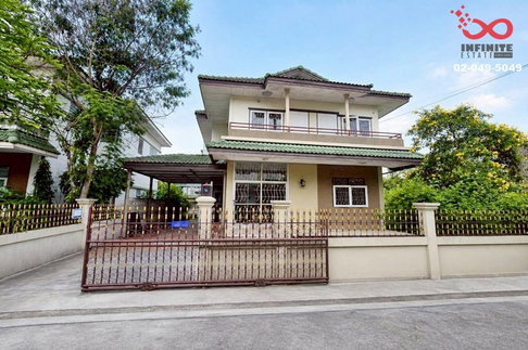 ขายบ้านเดี่ยว ใกล้ทางด่วน จตุโชติ-สุขาภิบาล 5 สายไหม 54 ตร.ว. 2 ชั้น