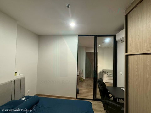 📌 For rent condo NICHE MONO CHAROEN NAKORN Building 1, Floor 10,1 bed room, Room size 30 sqm