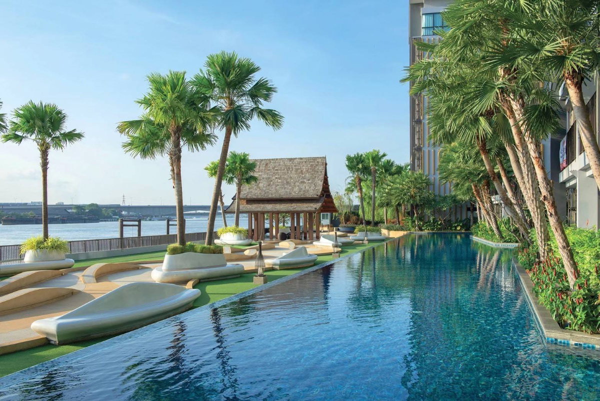 picture For Sales, 2 beds Metro Luxe Riverfront Rattanathibet. never been occupied. - 27/37