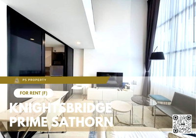 คอนโดให้เช่า : ให้เช่า 🔥 Knightsbridge Prime Sathorn 🔥 เฟอร์นิเจอร์ และ เครื่องใช้ไฟฟ้าครบ ใกล้ BTS ช่องนนทรี
