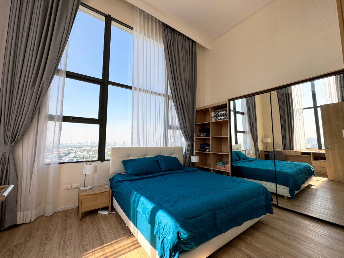รูป ดูเพล็กซ์ | คอนโด 2 ห้องนอนสุดสวย ชั้นสูง ใกล้ BTS อ่อนนุช! - รูปที่ 5/23
