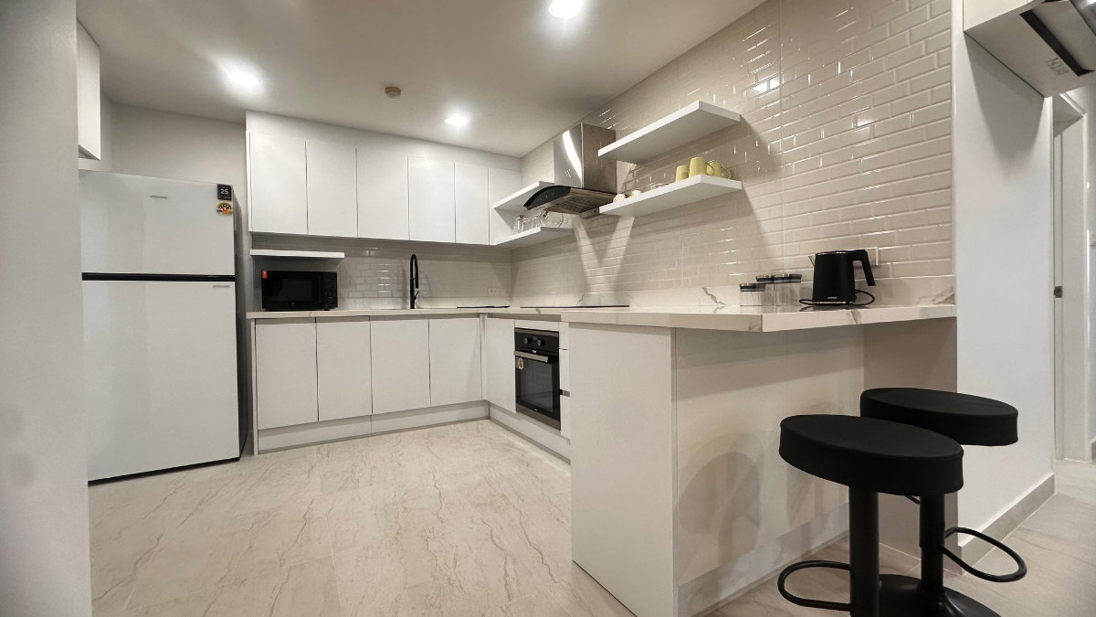 รูป คอนโดมุมหรู รีโนเวทใหม่ทั้งห้อง ในนิมมาน – Punna Residence 2 0882609283 - รูปที่ 7/15