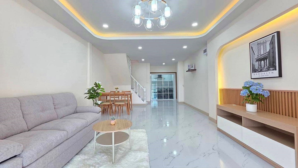 รูป บ้านสวย พร้อมอยู่  #หมู่บ้านบัวทอง 1 ทาวน์เฮ้าส์ 2 ห้องนอน   MRT สถานีคลองบางไผ่ อยู่หน้าหมู่บ้าน  ใกล้เซ็นทรัล เวสเกต - รูปที่ 4/13