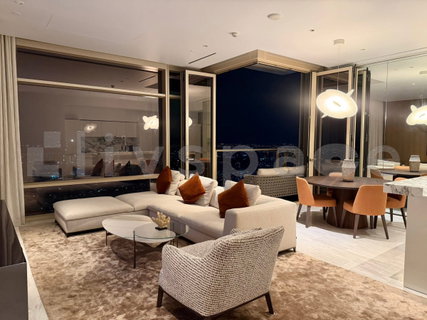 รูปภาพ ▚ LI219ツ FOR RENT: Four Seasons Private Residences Bangkok ✨ 2BR 124sqm. Ultra-High Floor, Unblocked Panoramic River View! 🏙️🌊