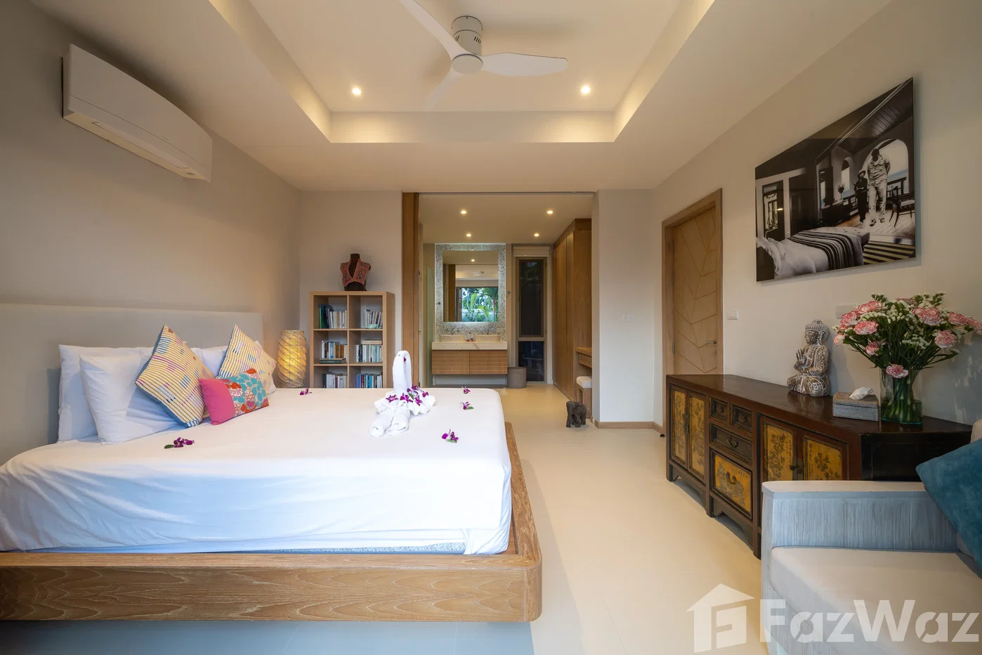 รูป วิลล่าให้เช่า 3 ห้องนอน ในโครงการ ตรีชฎา ทรอปิคอล 6243768 - รูปที่ 47/59