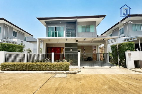 ขายบ้านเดี่ยว 2 ชั้น หมู่บ้านเดอะวัน ไลฟ์ บางนา ซอยนัมเบอร์วัน-ราม2 ถนนคู่ขนานกาญจนาภิเษก   ใกล้เมกาบางนา & รร.สาธิต ม.รามฯ 2