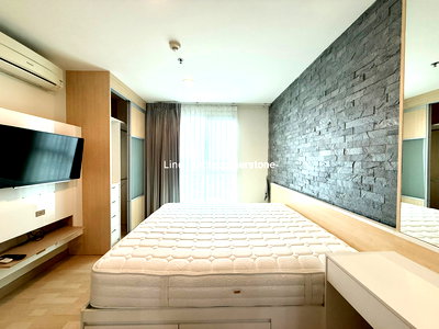 Condos for rent : Ready to move in " 𝐑𝐇𝐘𝐓𝐇𝐌 𝐑𝐚𝐭𝐜𝐡𝐚𝐝𝐚 "  1 Bedroom Size 46 Sq.m. Near : MRT- Ratchada 