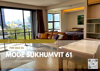 ขายคอนโด : ขายด่วน 📍 MODE Sukhumvit 61 📍 เฟอร์นิเจอร์ครบ วิวเมือง เดินทางสะดวกใกล้ BTS เอกมัย