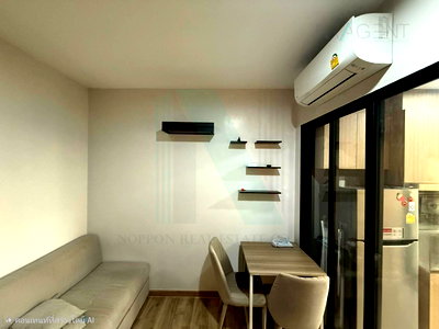 Condos for rent Rama 3 Road : For rent condo NICHE MONO CHAROEN NAKORN Building 1, Floor 10,1 bed room, Room size 30 sqm