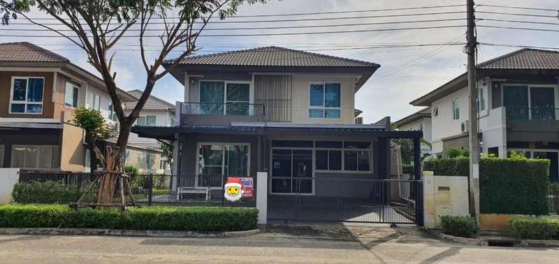 บ้านเดี่ยวให้เช่า : 🏡✨เช่า / ขาย บ้านเดี่ยว พฤกษ์ลดา สุวรรณภูมิ 3 ห้องนอน 3 ห้องน้ำ บ้านตั้งอยู่ถนน Main หน้ากว้างพิเศษ ทำเลดี เข้า-ออกสะดวก