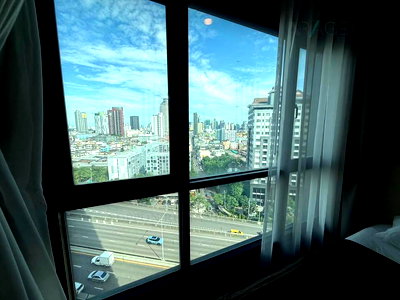 Condos for rent BTS On Nut : 📌 For Rent Condo THE BASE PARK WEST SUKHUMVIT 77 Building 1, Floor 15,1 bed room, Room size 30.00 sqm