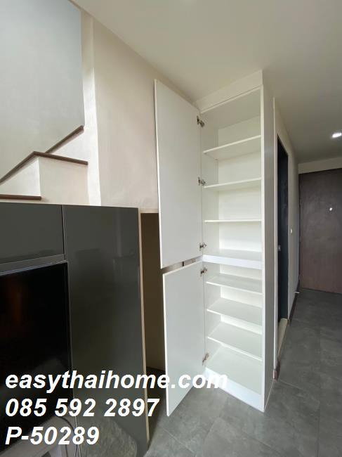 รูป [P-50289] ให้เช่าห้องหายาก! Duplex 2 ชั้น บียอน สุขุมวิท BTS บางนา วิวเมืองสวย แต่งครบพร้อมอยู่ เพียง 12,000.- โทร 085-592-2897 Line: @easythaihome - รูปที่ 9/18