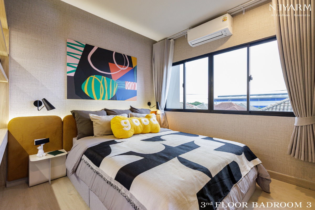 รูป  บ้านแฝดหรู 𝟑 ชั้น ดีไซน์ Modern Luxury บนทำเลศักยภาพ แฟชั่น - รามอินทรา พื้นที่ที่ออกแบบมาเพื่อให้ทุกวันของครอบครัว - รูปที่ 24/24