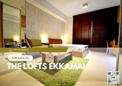 ขายคอนโด : ขายด่วน 🔥 The Lofts Ekkamai 🔥 เฟอร์นิเจอร์ และ เครื่องใช้ไฟฟ้าครบ ใกล้ BTS เอกมัย