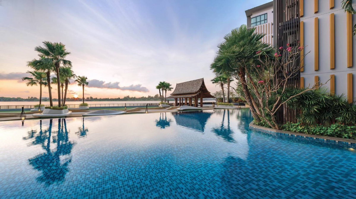 picture For Sales, 2 beds Metro Luxe Riverfront Rattanathibet. never been occupied. - 13/37