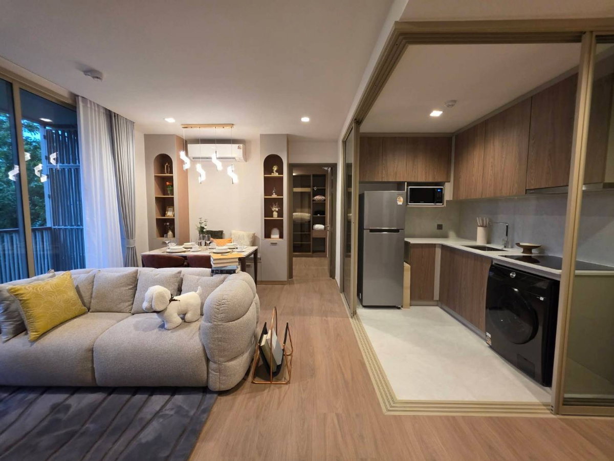 รูป ให้เช่าคอนโด 2 ห้องนอน 2 ห้องน้ำ สไตล์รีสอร์ท Mekin HAUS อำเภอเมืองเชียงใหม่ ใกล้ Central Festival (R1118) T.0946511456 - รูปที่ 6/15