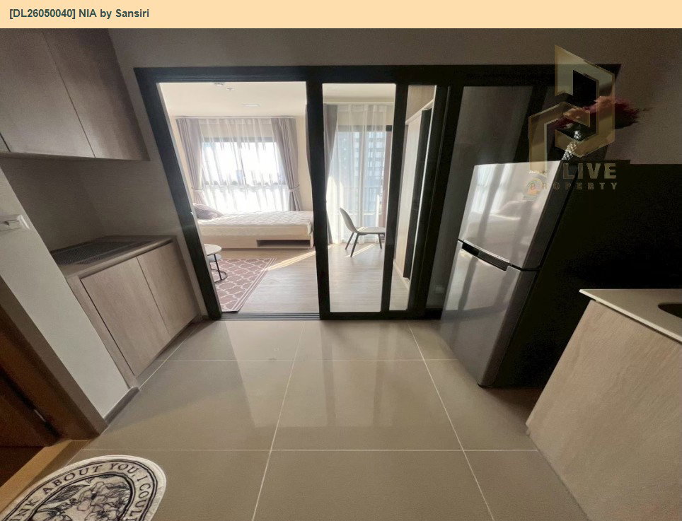 รูป DL26050040 ให้เช่าคอนโด เนีย บาย แสนสิริ (NIA by Sansiri) ใกล้ BTS พระโขนง พร้อมเข้าอยู่ โทรด่วน 0614453194 LineID @162cjixi - รูปที่ 10/15