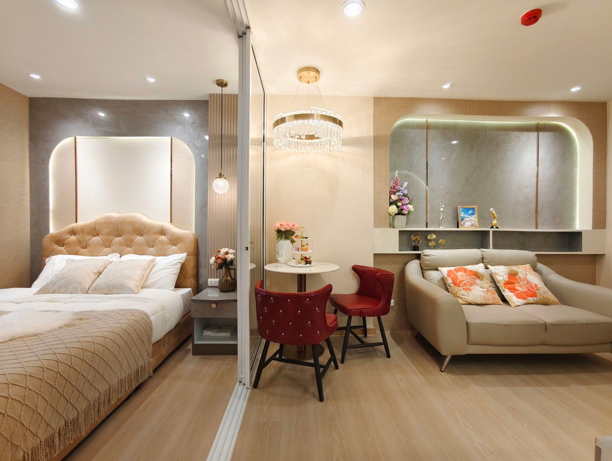 รูป ให้เช่าคอนโด เทอร์ร่า เรสซิเดนซ์ ชั้น 29 ขนาด 30 ตร.ม.ห้องสวย มีเครื่องซักผ้า ติดธรรมศาสตร์รังสิต (TR1302) - รูปที่ 2/13