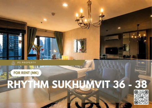 For rent 📍 Rhythm Sukhumvit 36 ​​- 38 📍 Fully furnished with appliances. Near BTS Thonglor.