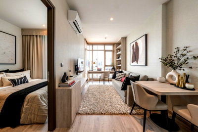 ขายคอนโด : 🏙️ Rhythm Ekkamai Estate — คอนโด Luxury ฟีล “บ้าน” ใจกลางเอกมัย 🌿