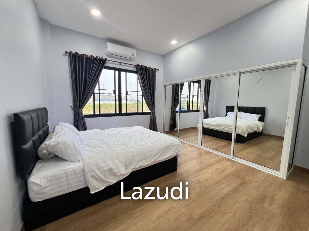 รูป บ้านสร้างใหม่ทรงโมเดิร์นชั้นเดียว 3 ห้องนอนใกล้เมืองเชียงราย - รูปที่ 19/32