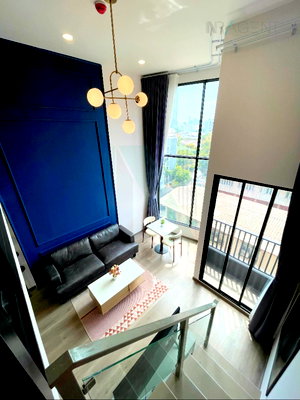 Condos for rent : 🔺 For Rent Condo KNIGHTS BRIDGE SPACE SUKHUMVIT - RAMA 4 Building 1, Floor 8,Duplex, Room size 38 sqm