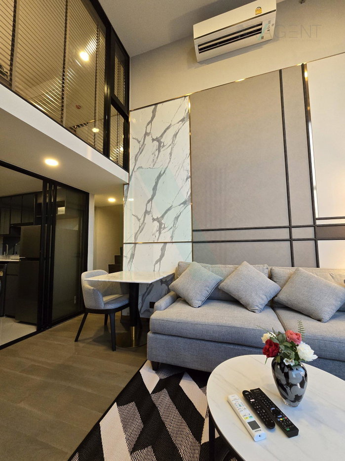 picture 🎉 For rent condo PARK ORIGIN CHULA - SAMYAN Building , Floor 19,Duplex 2 bed room, Room size 48 sqm - 2/8