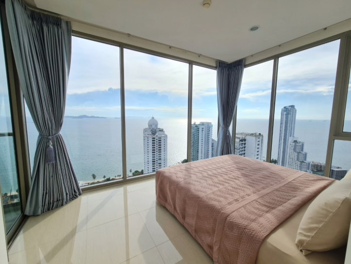 รูป ⛵ Riviera Wongamat ⛵ Sea view / 38F / 2bedrooms >> THB45,000/month彡 - รูปที่ 1/19