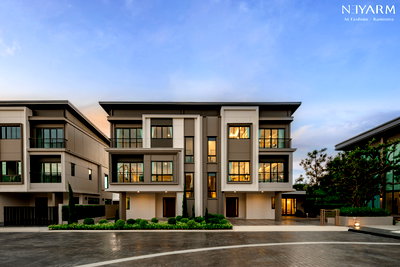 บ้านแฝด แจส กรีน วิลเลจ คู้บอน :  บ้านแฝดหรู 𝟑 ชั้น ดีไซน์ Modern Luxury บนทำเลศักยภาพ แฟชั่น - รามอินทรา พื้นที่ที่ออกแบบมาเพื่อให้ทุกวันของครอบครัว