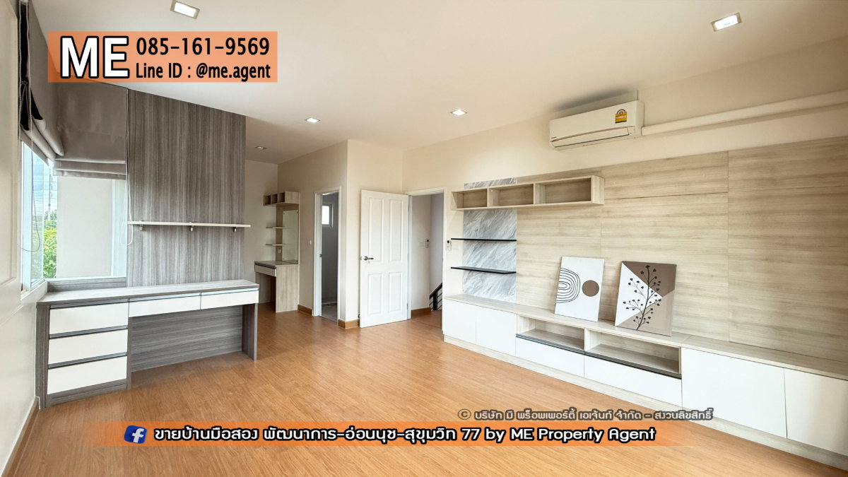 รูป ขาย บ้านเดี่ยว โกลเด้น วิลเลจ อ่อนนุช-พัฒนาการ หลังมุม  รีโนเวทใหม่ทั้งหลัง อยู่ต้นโครงการ ถูกสุดในโครงการ ใกล้ BTS ศรีนุช โทร 085-161-9569 (BL17-54) - รูปที่ 6/20