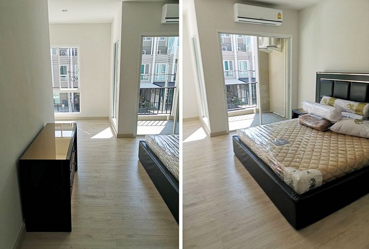 3-bed townhouse for sale, 186 sqm, 23.1 sq wah, Six nature Ramintra 109