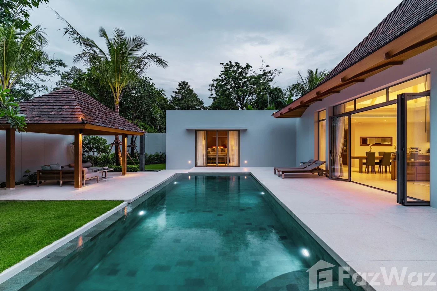 รูป วิลล่าให้เช่า 4 ห้องนอน ในโครงการ อัญชัน ทรอปิคาน่า 6204387 - รูปที่ 22/35