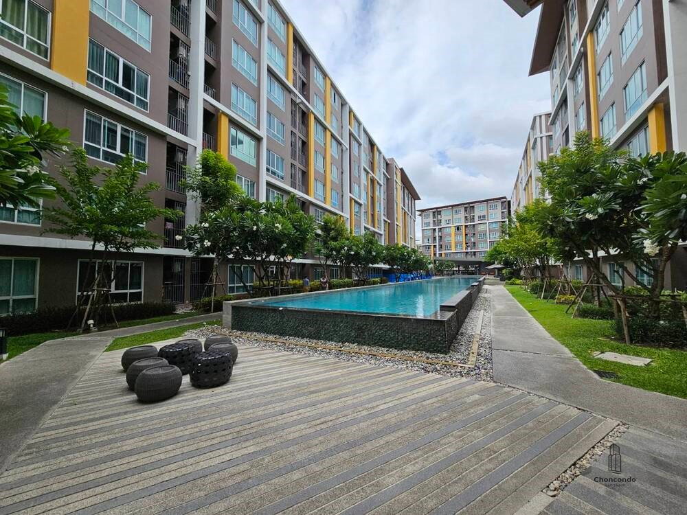 รูป DCondo ดีคอนโด ชั้น6 ตึกC  ------------ วิวโล่ง---- ห้องว่าง 09 พ.ค. 2569 -----------Tel 097-049-5874 (Line: @choncondo มี@ด้วย) - รูปที่ 13/14